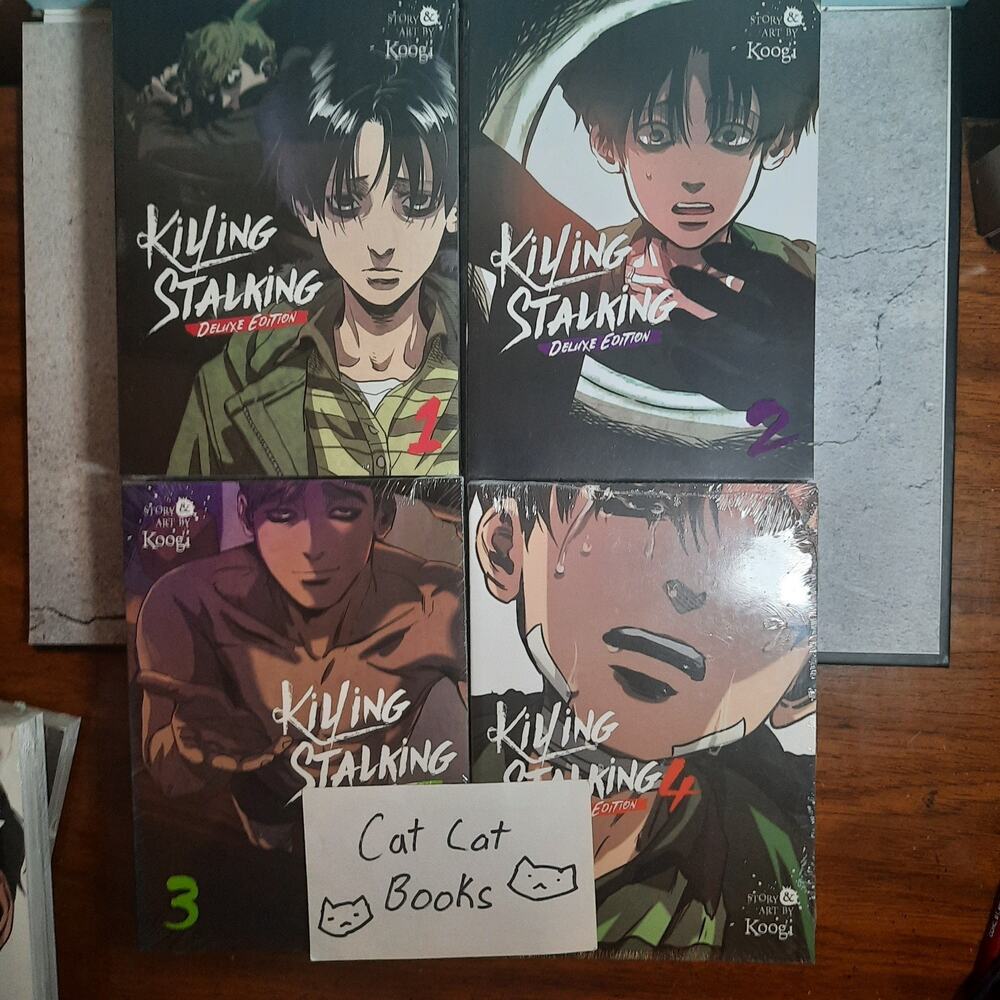 📚Killing Stalking Vol. 1-4 Half Set Official English Manga Bundle Sealed Yaoi